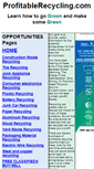 Mobile Screenshot of profitablerecycling.com